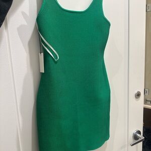 Sculpt Knit Squareneck Mini Dress